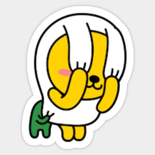 KakaoTalk Friends Muzi & Con (Shy) Sticker